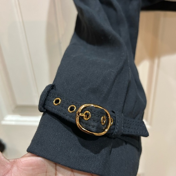 NEW Veronica Beard Girard Linen Blend Crop Jacket in Black size 0 - Picture 9 of 11